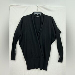 Vince Black Open-Front Cardigan A554